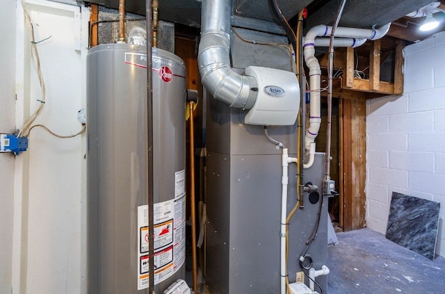 utilities with water heater