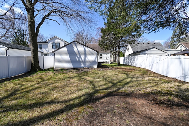 view of yard