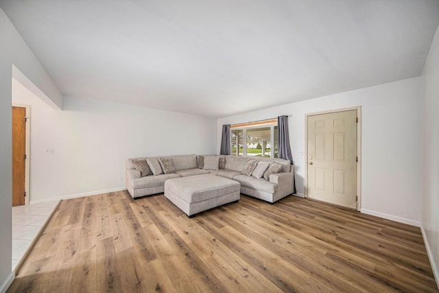 2771 Park Dr, Adrian, MI 49221 - living room with baseboards and wood finished floors