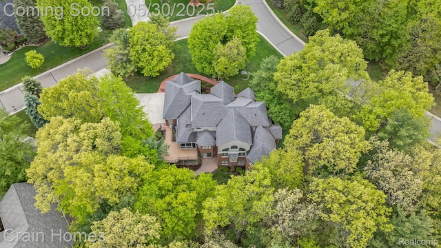 1171 Deer Path Trl, Oxford, MI 48371 - view from above of property