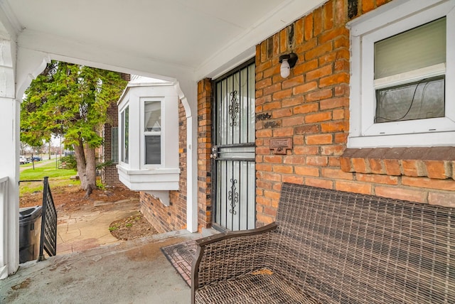 16171 Ilene St, Detroit, MI 48221 - property entrance featuring brick siding