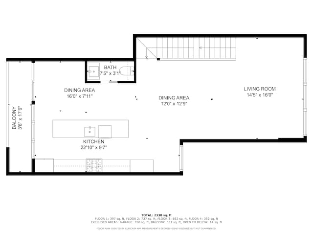 220 Alfred St, Detroit, MI 48201 - floor plan