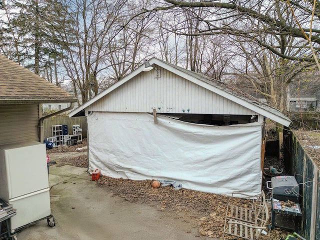 19965 Barlow St, Detroit, MI 48205 - view of outbuilding featuring an outdoor structure