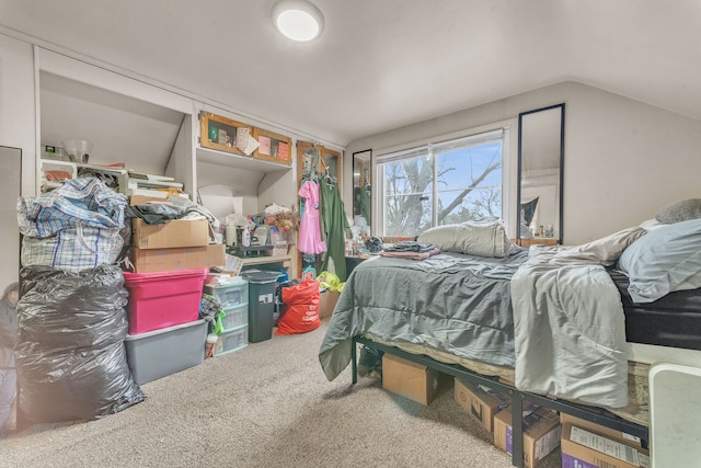 19965 Barlow St, Detroit, MI 48205 - bedroom featuring carpet and lofted ceiling