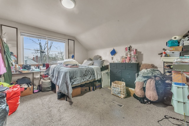 19965 Barlow St, Detroit, MI 48205 - carpeted bedroom featuring lofted ceiling