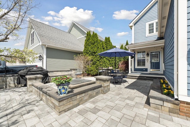 1728 Town Commons Dr, Howell, MI 48855 - view of patio / terrace featuring outdoor dining area