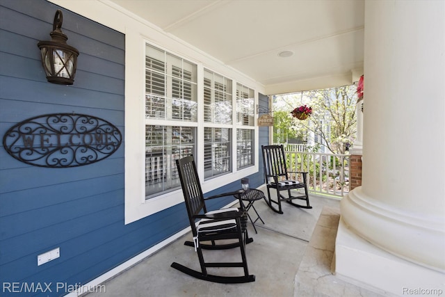 1728 Town Commons Dr, Howell, MI 48855 - view of covered porch