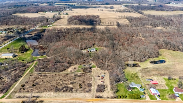 57480 72nd Ave, Hartford, MI 49057 - drone / aerial view featuring a rural view