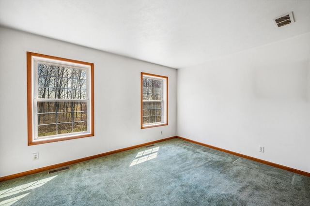 57480 72nd Ave, Hartford, MI 49057 - unfurnished room with visible vents, baseboards, and carpet