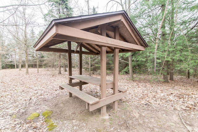 view of home's community featuring a gazebo
