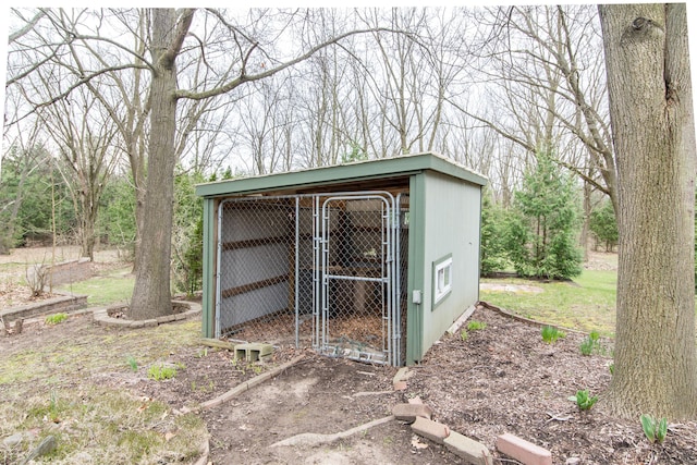 view of outbuilding with an outdoor structure