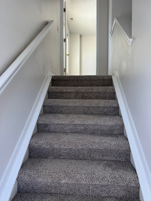 view of staircase