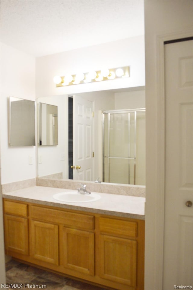 12201 Pinehurst Ln, Grand Blanc, MI 48439 - full bath with vanity and a stall shower