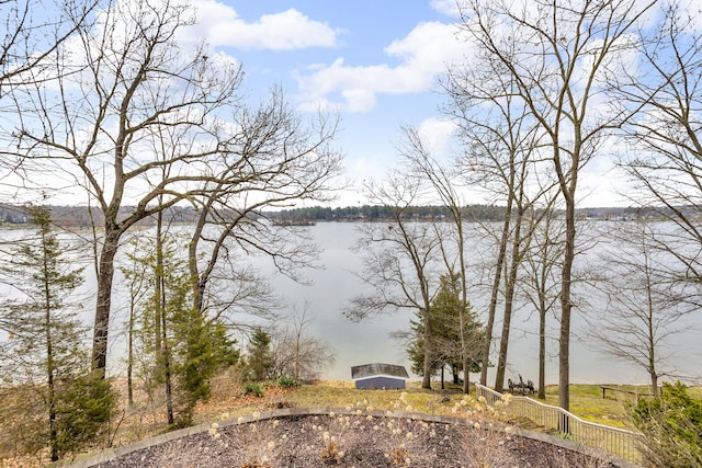 property view of water