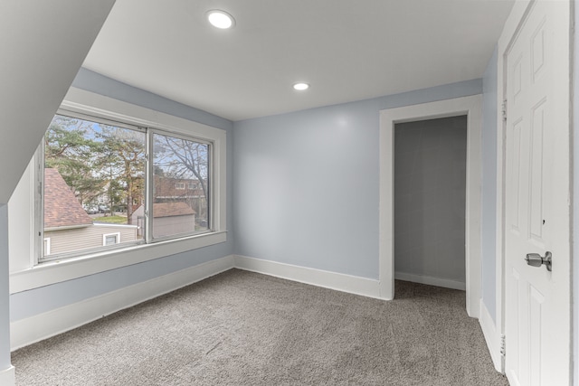 1409 Charter St, Lincoln Park, MI 48146 - interior space featuring recessed lighting, baseboards, and carpet floors
