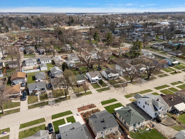 birds eye view of property featuring a residential view