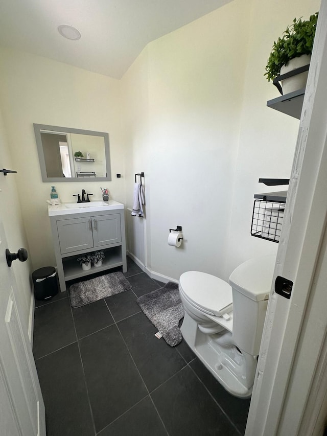 31042 Wellston Dr, Warren, MI 48093 - bathroom with toilet, tile patterned floors, and vanity