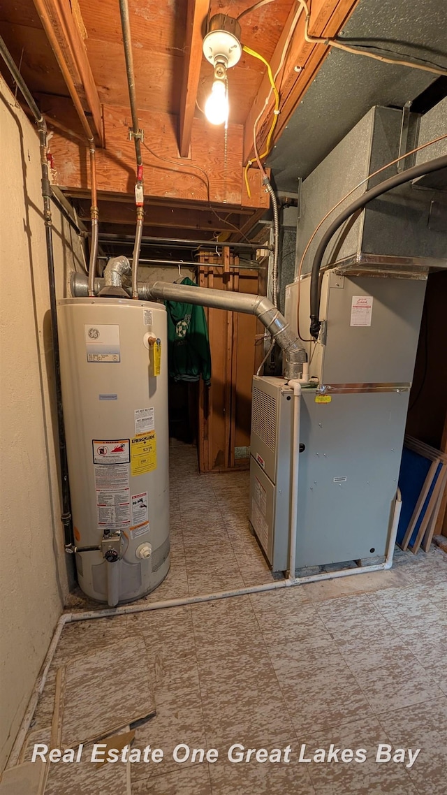 utilities with gas water heater