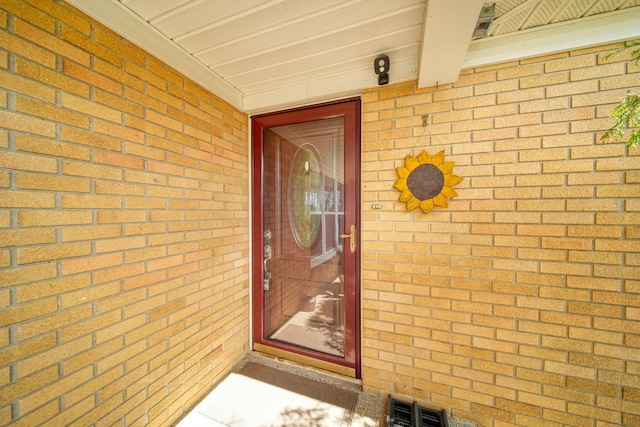 property entrance with visible vents