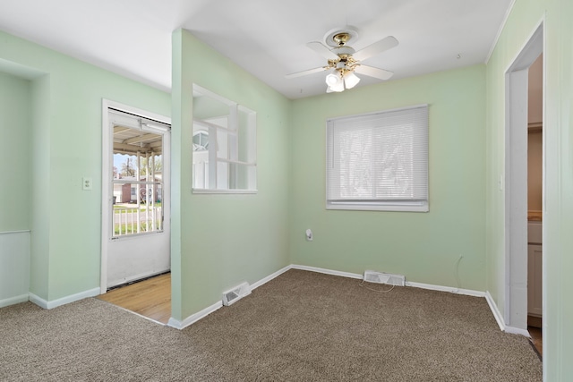 7957 Pine St, Taylor, MI 48180 - unfurnished bedroom with carpet flooring, visible vents, and baseboards