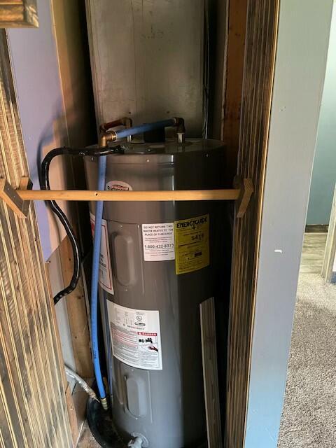 utilities featuring electric water heater