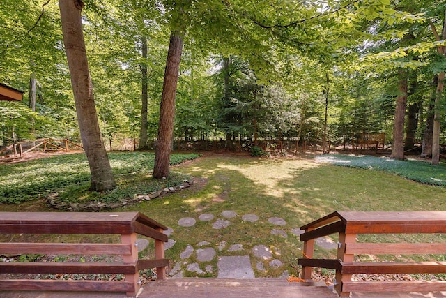 view of yard