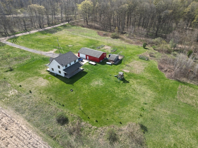 11559 Williams Rd, Montague, MI 49437 - aerial view featuring a rural view