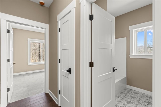 4070 Metamora Rdg, Metamora, MI 48455 - hallway featuring baseboards