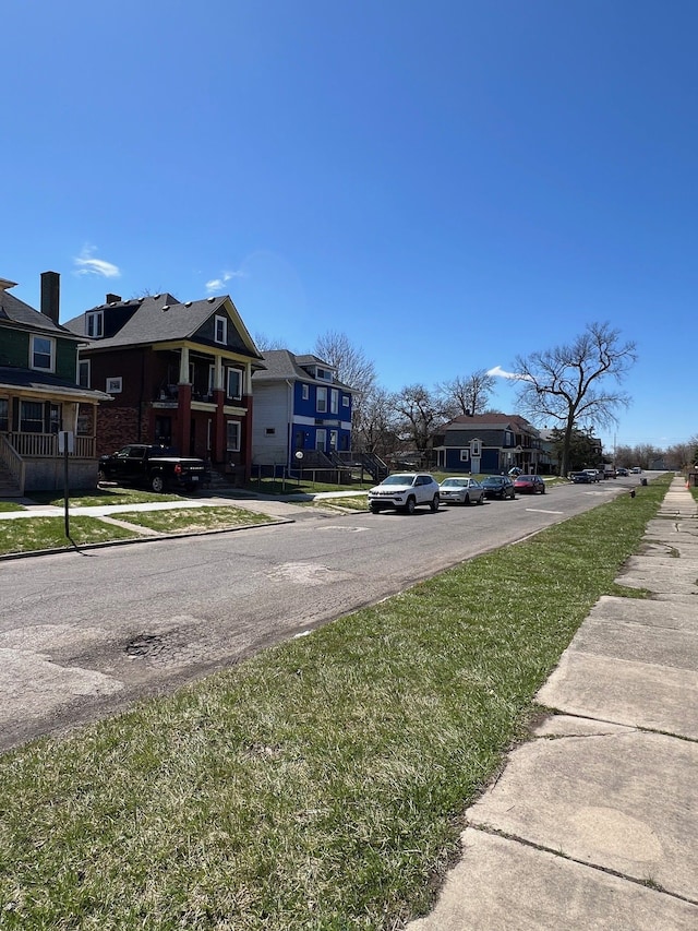190 W Buena Vista St, Highland Park, MI 48203 - view of road featuring sidewalks, a residential view, and curbs