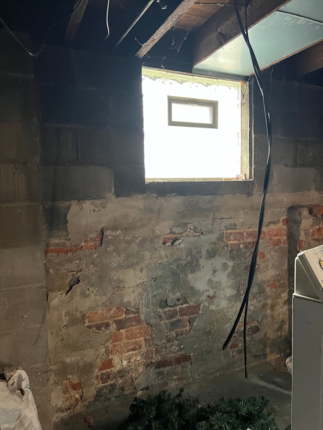 1937 Morrell St, Detroit, MI 48209 - basement featuring concrete block wall