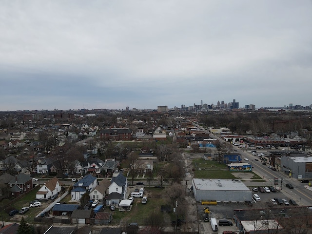 1937 Morrell St, Detroit, MI 48209 - drone / aerial view featuring a city view