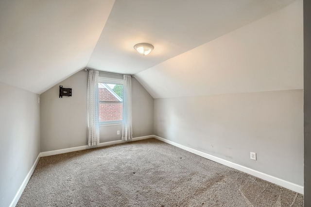 3015 N Wilson Ave, Royal Oak, MI 48073 - bonus room featuring baseboards, carpet flooring, and lofted ceiling