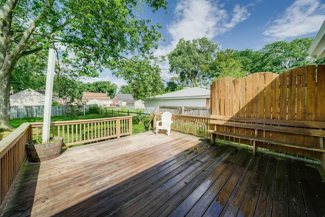 3015 N Wilson Ave, Royal Oak, MI 48073 - deck featuring a fenced backyard