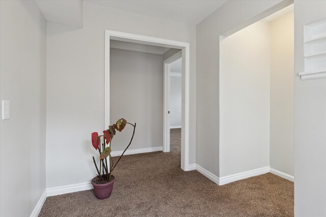 4677 Chatsworth St, Detroit, MI 48224 - hall with baseboards and carpet flooring