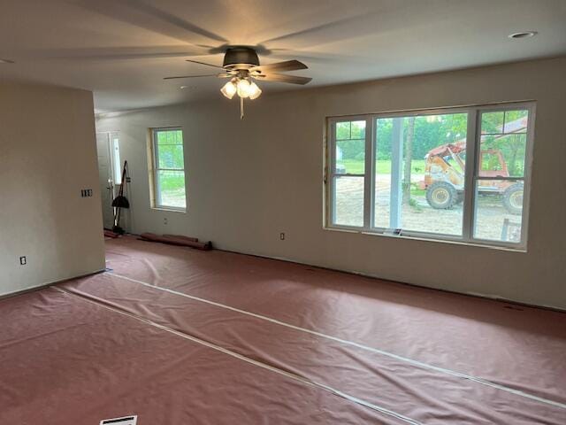 2035 Dakota Trl, Hastings, MI 49058 - carpeted spare room with a ceiling fan