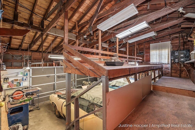 1220 W Green St, Hastings, MI 49058 - view of unfinished attic