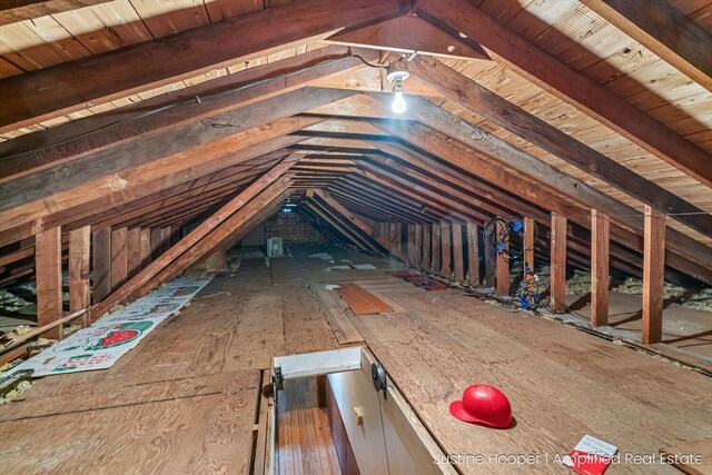 1220 W Green St, Hastings, MI 49058 - view of unfinished attic