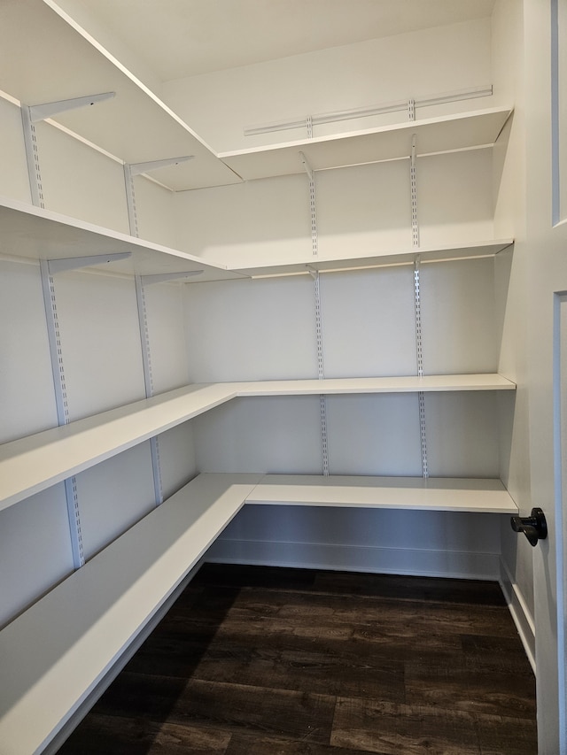 view of storage area
