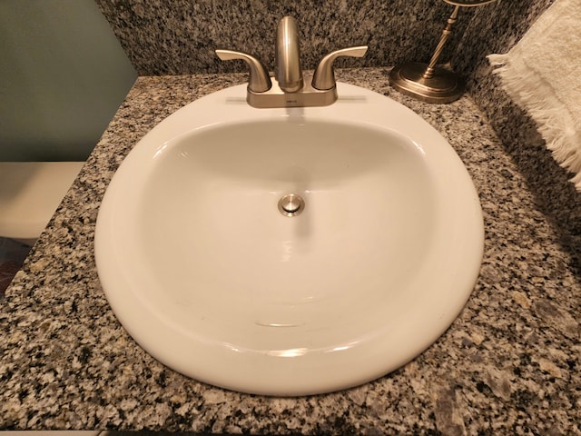 details with a sink