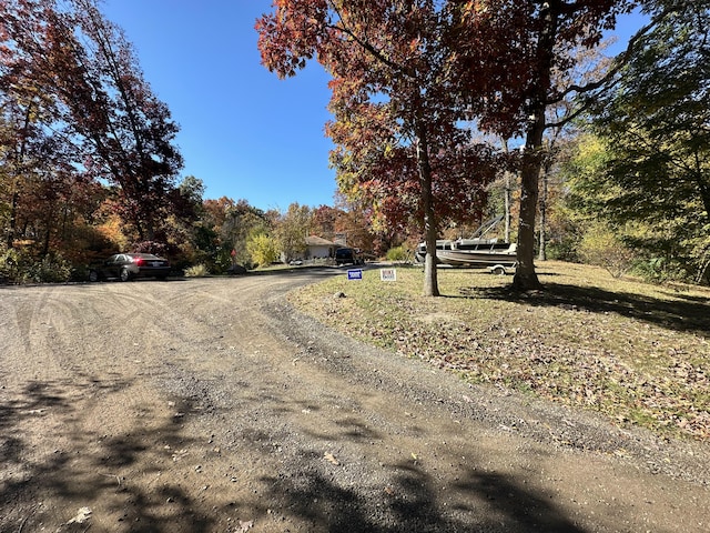 view of road