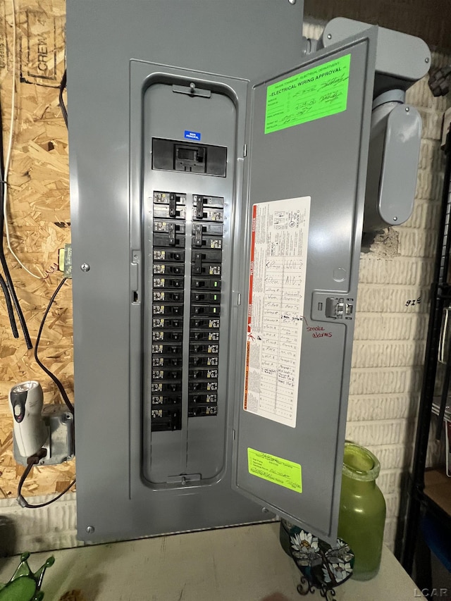 utilities with electric panel