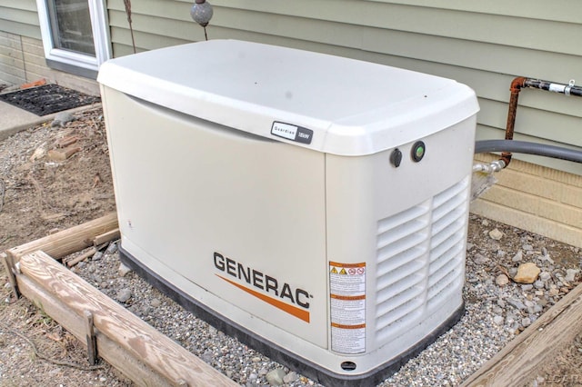 exterior details with a power unit