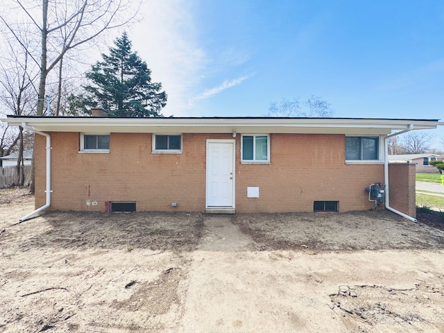 1182 Dudley Ave, Pontiac, MI 48342 - back of property featuring brick siding
