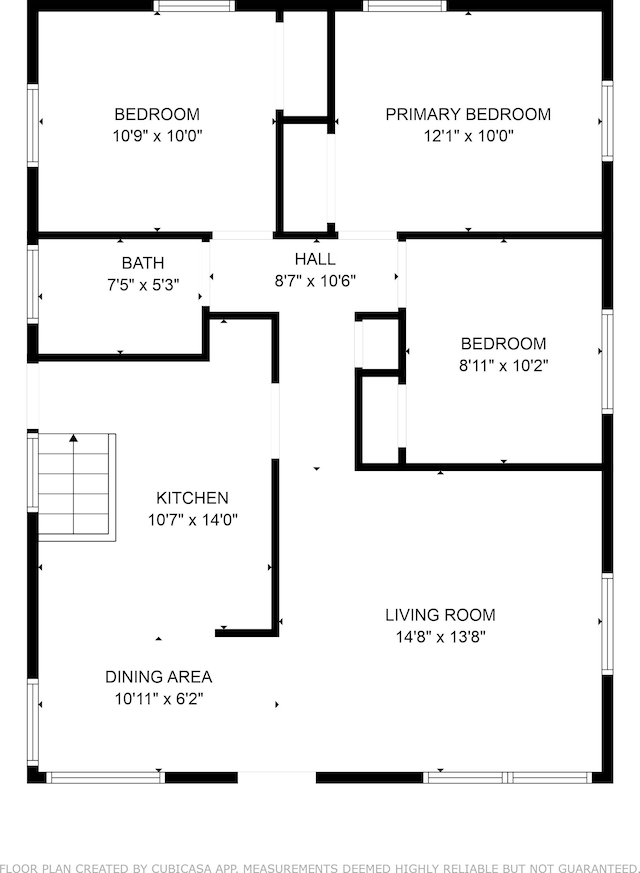 1182 Dudley Ave, Pontiac, MI 48342 - plan
