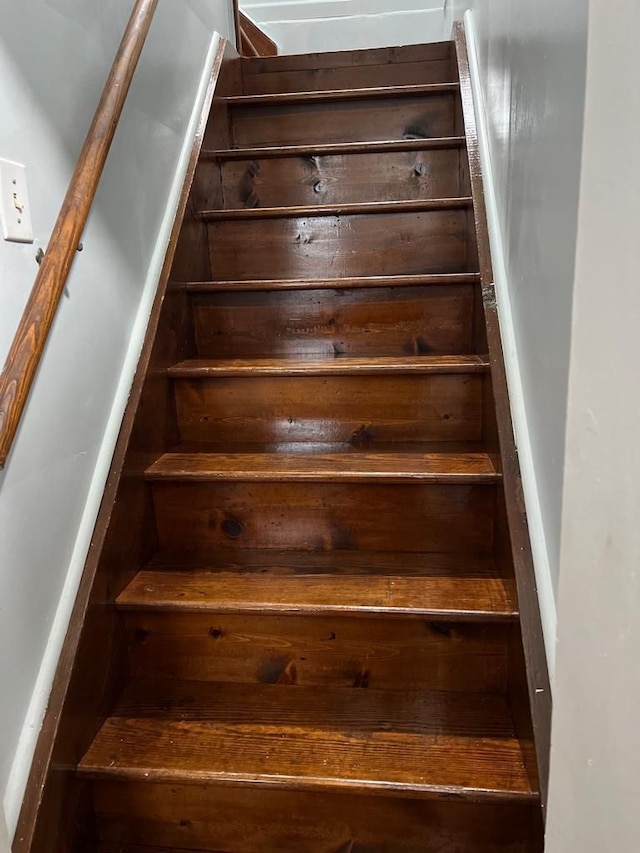 view of stairs