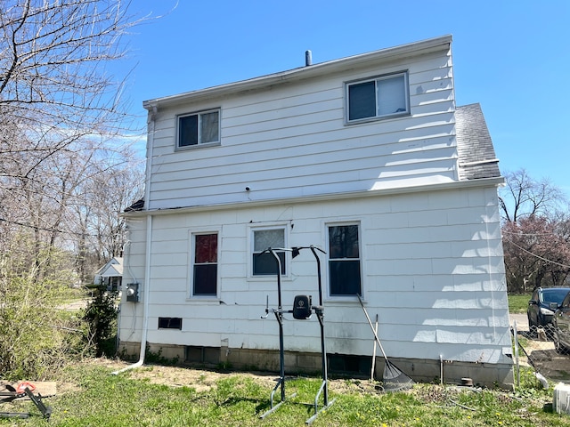 view of rear view of house