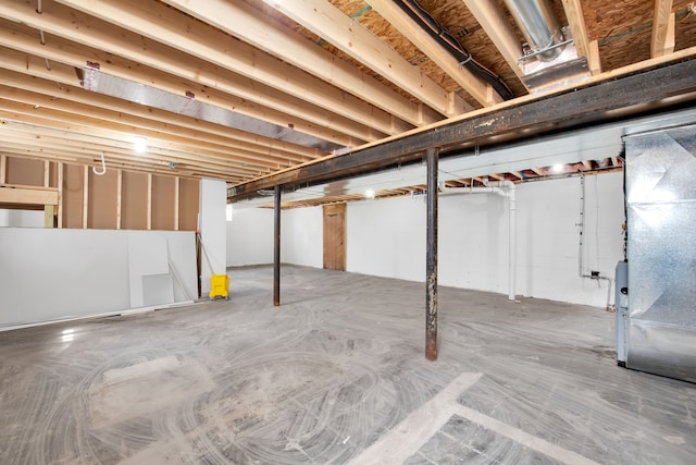 12751 Rosemary Blvd, Oak Park, MI 48237 - unfinished below grade area featuring heating unit