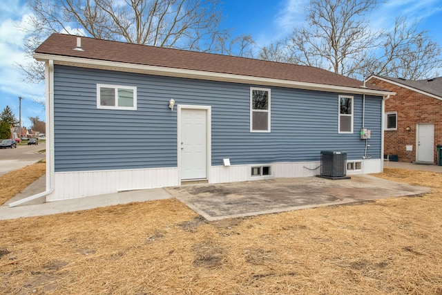 12751 Rosemary Blvd, Oak Park, MI 48237 - rear view of house featuring cooling unit and a patio area