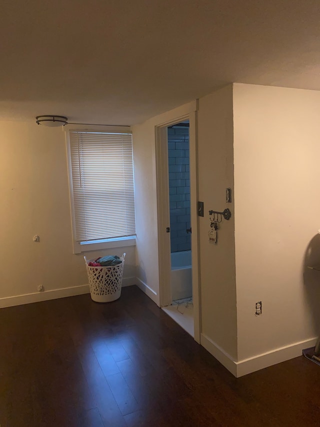 4519 Washington St, Wayne, MI 48184 - spare room featuring baseboards and wood finished floors