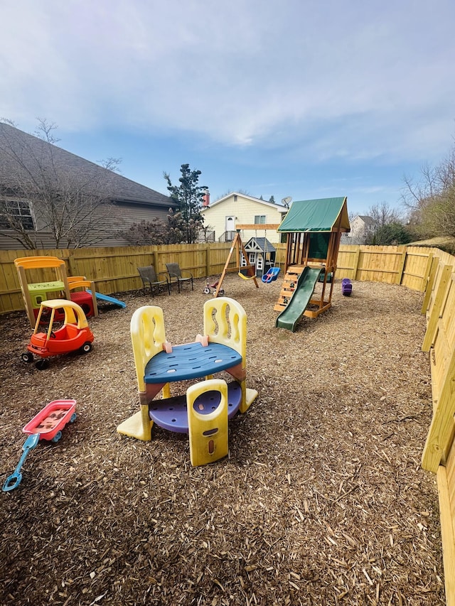 133 Bingham Dr, Brooklyn, MI 49230 - view of play area with a fenced backyard
